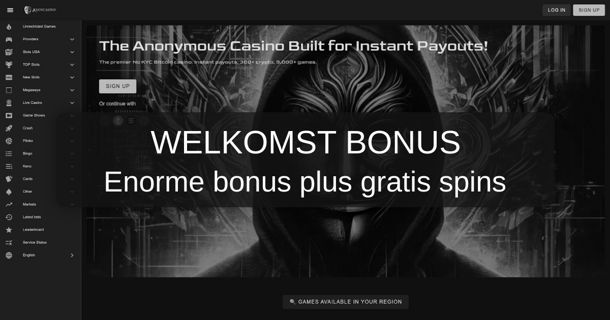 AnonCasino Nederland